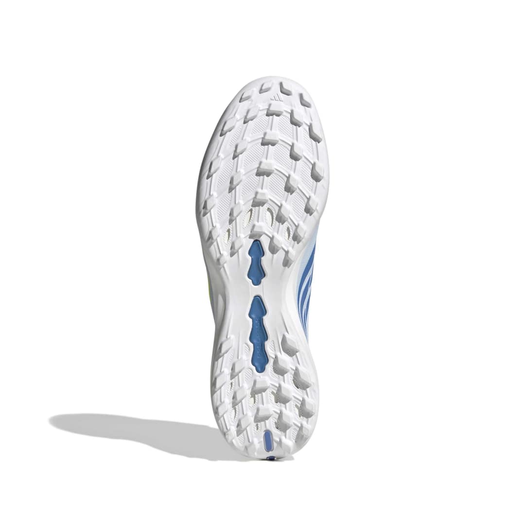 Predator League Fold-Over Tongue Turf Boots – Blue / Yellow