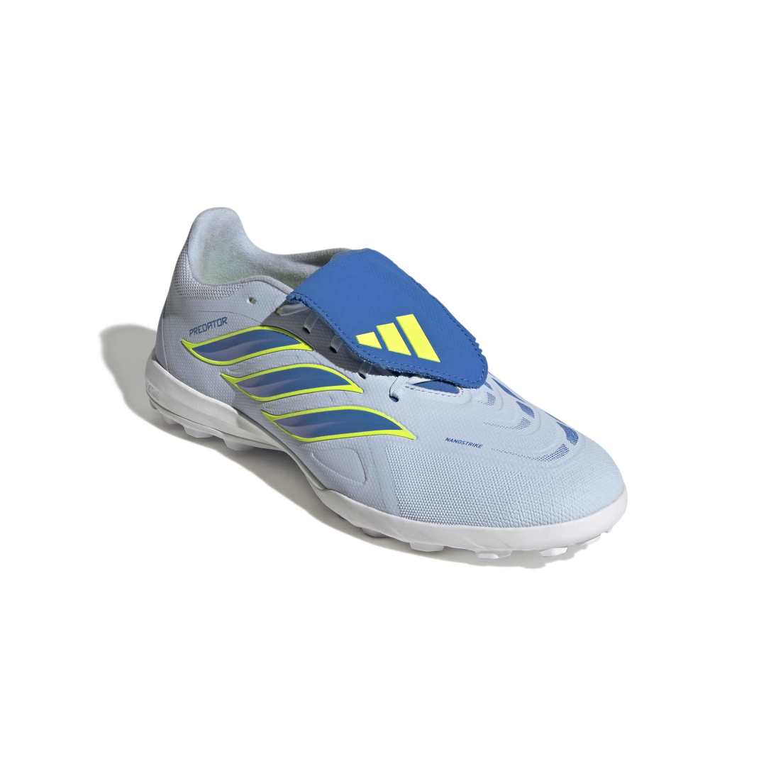 Predator League Fold-Over Tongue Turf Boots – Blue / Yellow