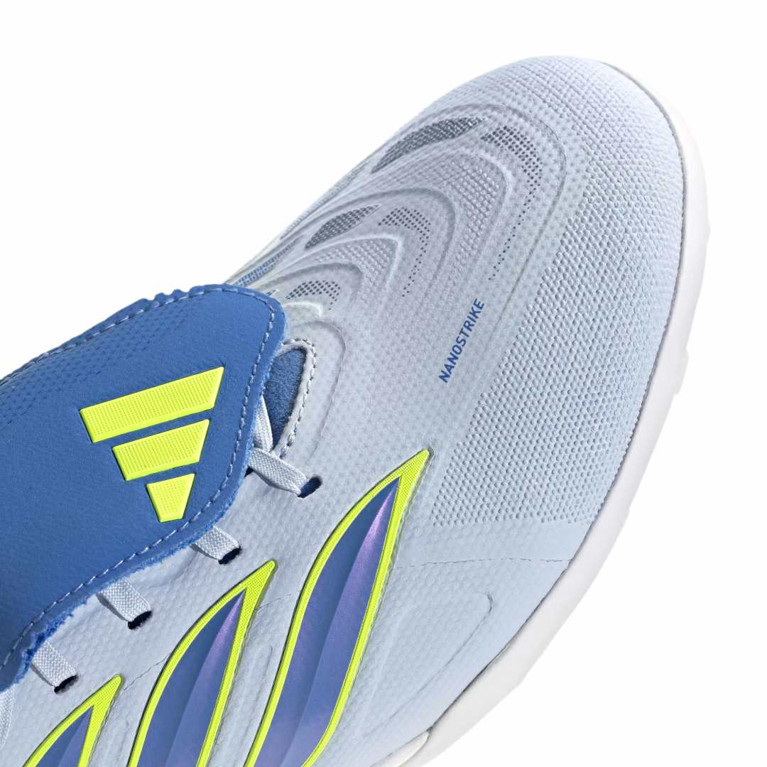 Predator League Fold-Over Tongue Turf Boots – Blue / Yellow
