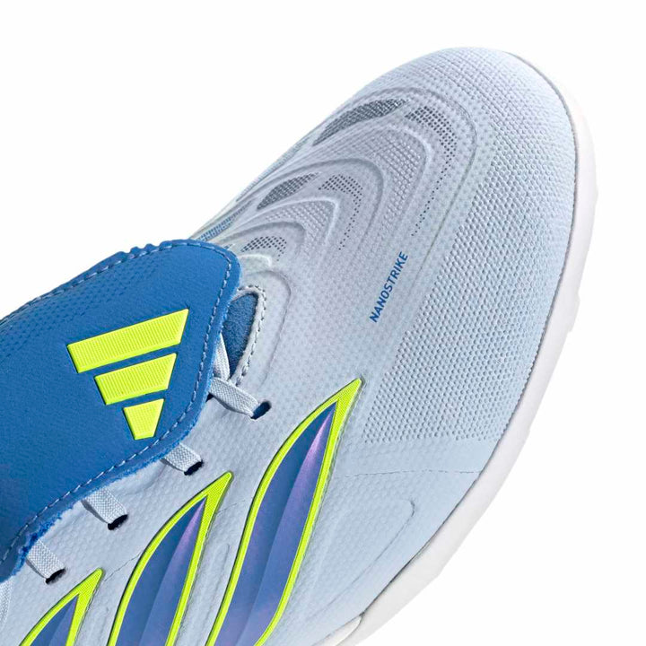 Predator League Fold-Over Tongue Turf Boots – Blue / Yellow