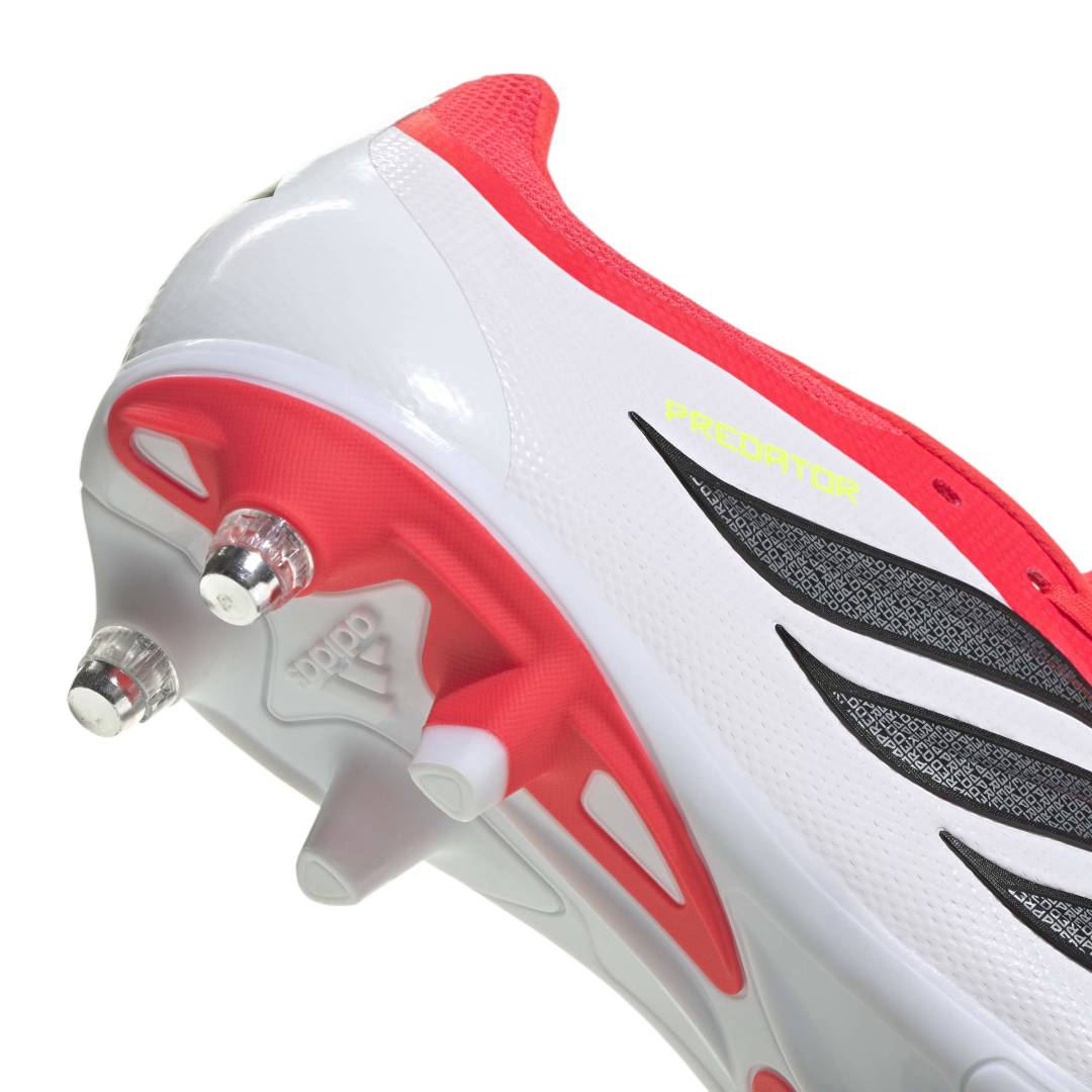 Predator League Fold-Over Tongue SG Boots - Red / Black / White