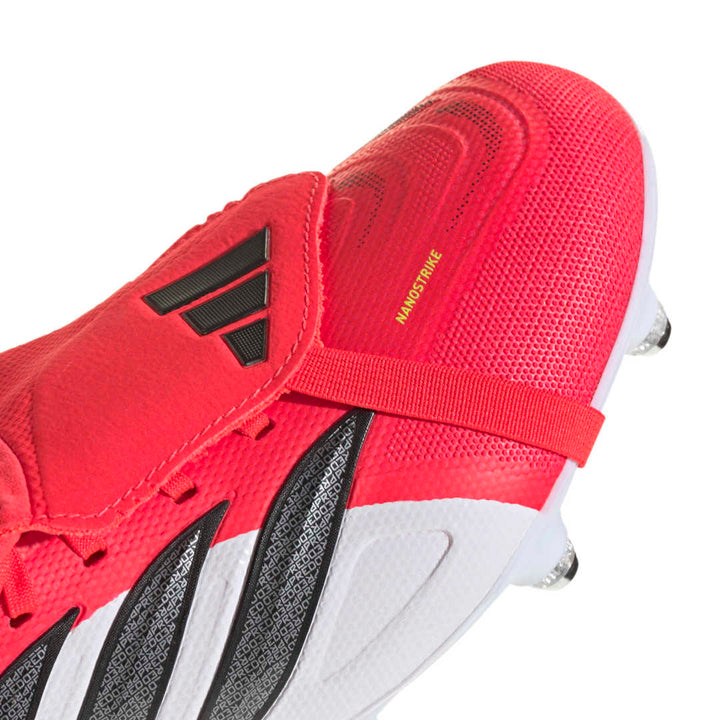 Predator League Fold-Over Tongue SG Boots - Red / Black / White