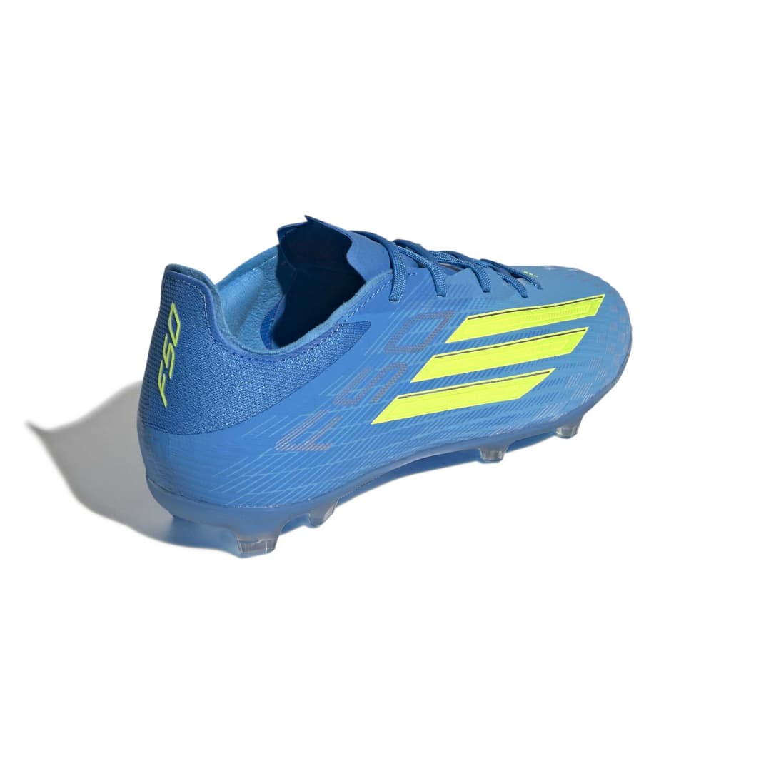 F50 Elite FG Boots Kids – Blue / Yellow
