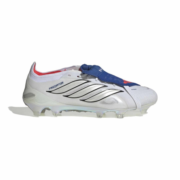 Predator Elite Fold-Over Tongue FG Boots - White / Metallic / Blue