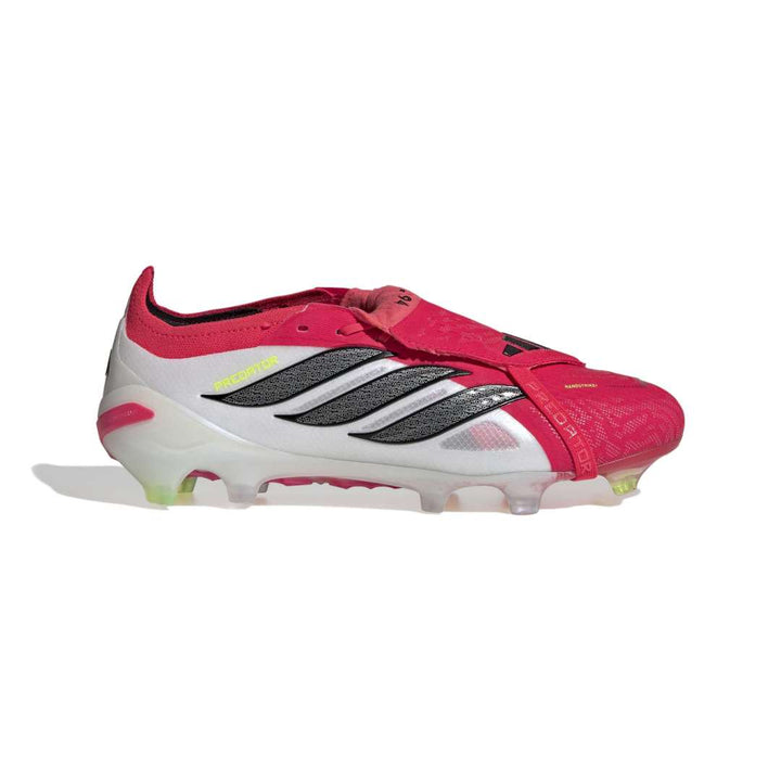 Predator Elite Fold-Over Tongue FG Football Boots - Red / Black / White