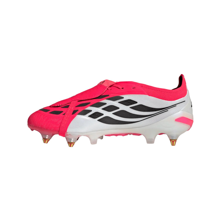 Predator Elite Fold-Over Tongue SG Football Boots - Red / Black / White