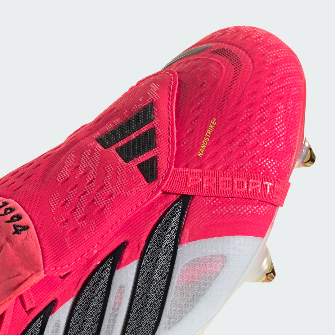 Predator Elite Fold-Over Tongue SG Football Boots - Red / Black / White