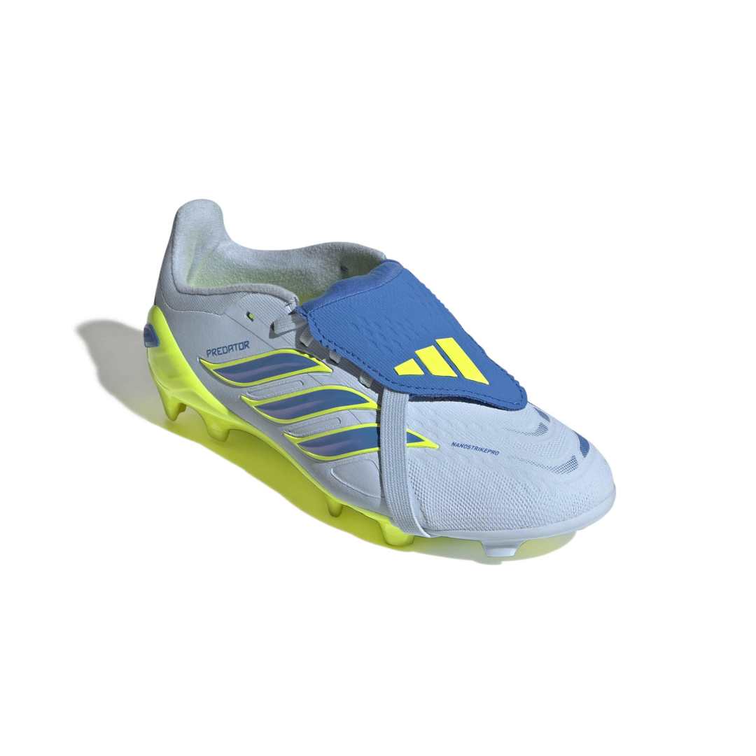 Predator Elite Fold-Over FG Boots Kids – Blue / Yellow