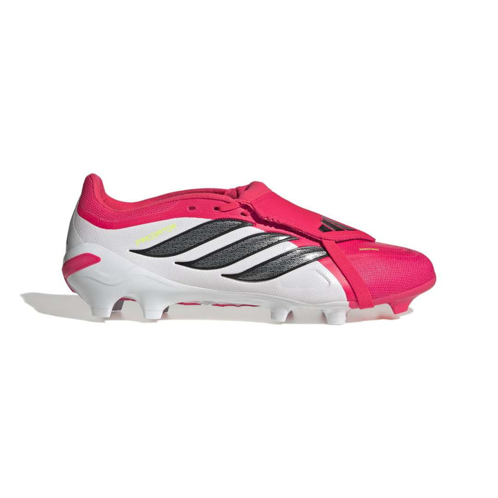 Predator League Fold-Over Tongue FG Football Boots - Red / Black / White
