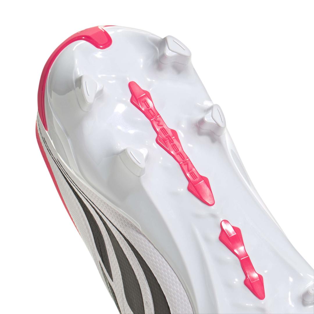 Predator League Fold-Over Tongue FG Football Boots - Red / Black / White