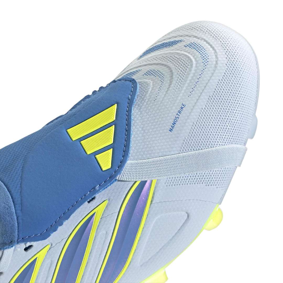 Predator League Fold-Over Tongue FG Boots – Blue / Yellow