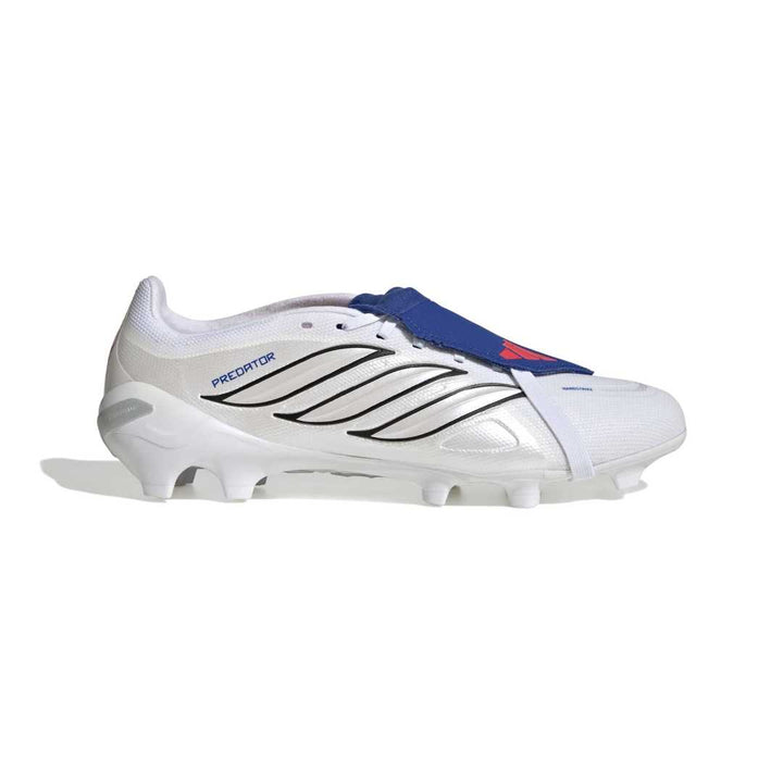 Predator League Fold-Over Tongue FG Boots - Metallic / White / Royal Blue