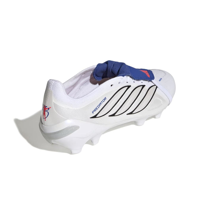 Predator League Fold-Over Tongue FG Boots - Metallic / White / Royal Blue