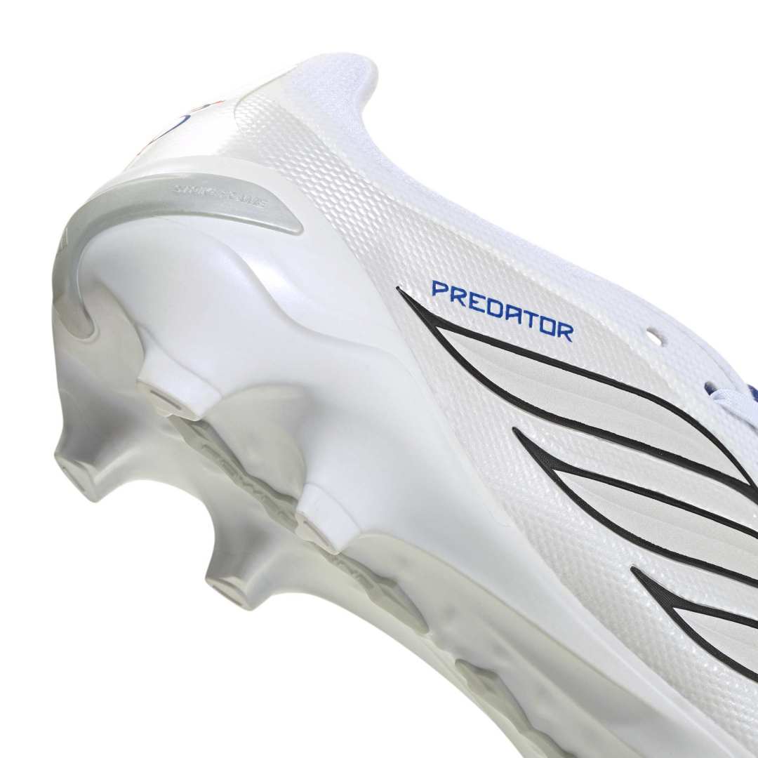 Predator League Fold-Over Tongue FG Boots - Metallic / White / Royal Blue