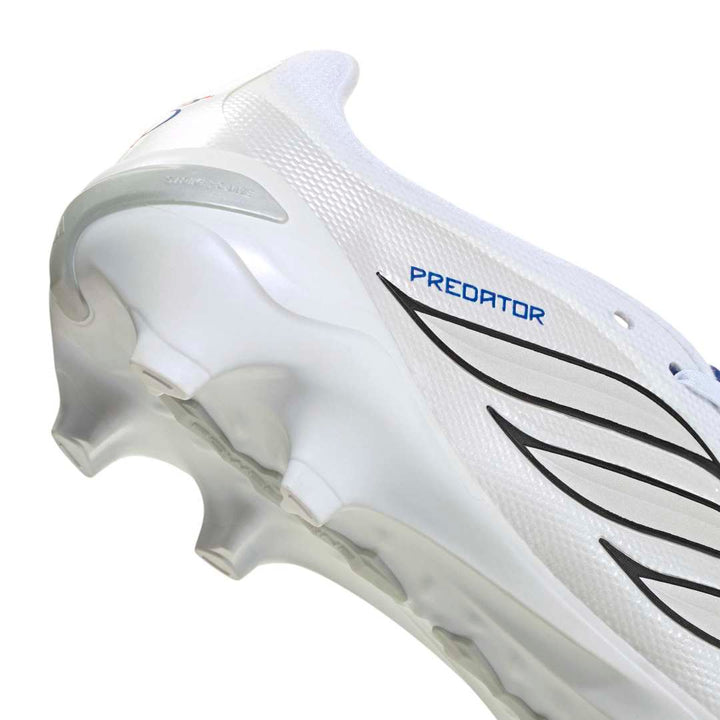 Predator League Fold-Over Tongue FG Boots - Metallic / White / Royal Blue