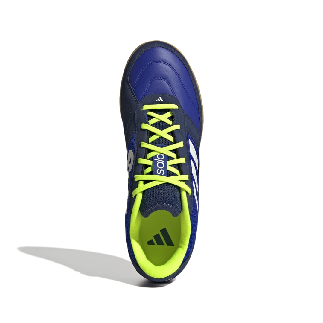 Adidas Top Sala Competition 2 Indoor Boots - Blue/ White/ Neon Yellow