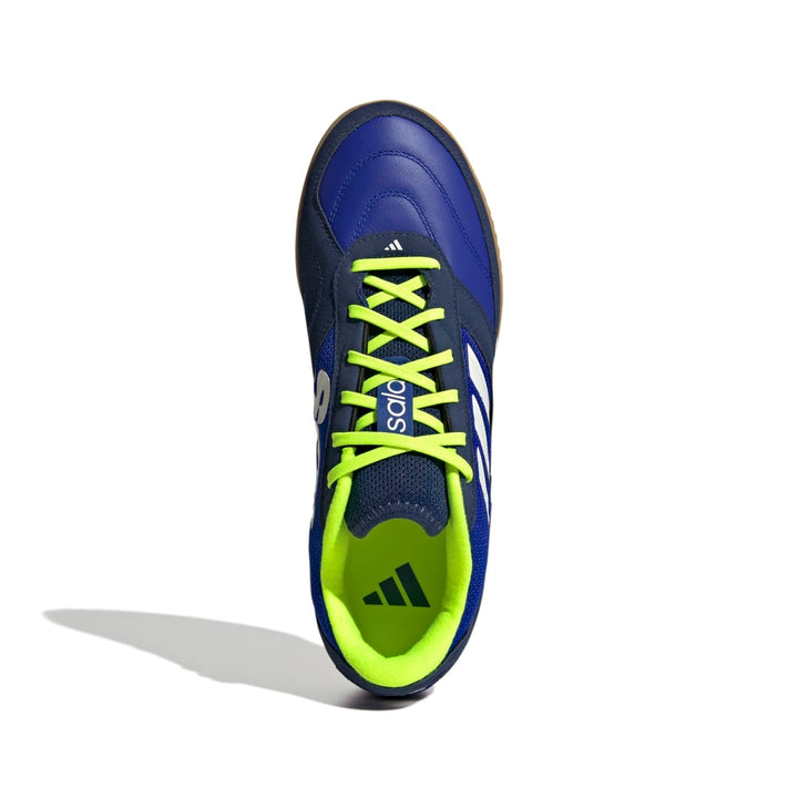 Adidas Top Sala Competition 2 Indoor Boots - Blue/ White/ Neon Yellow