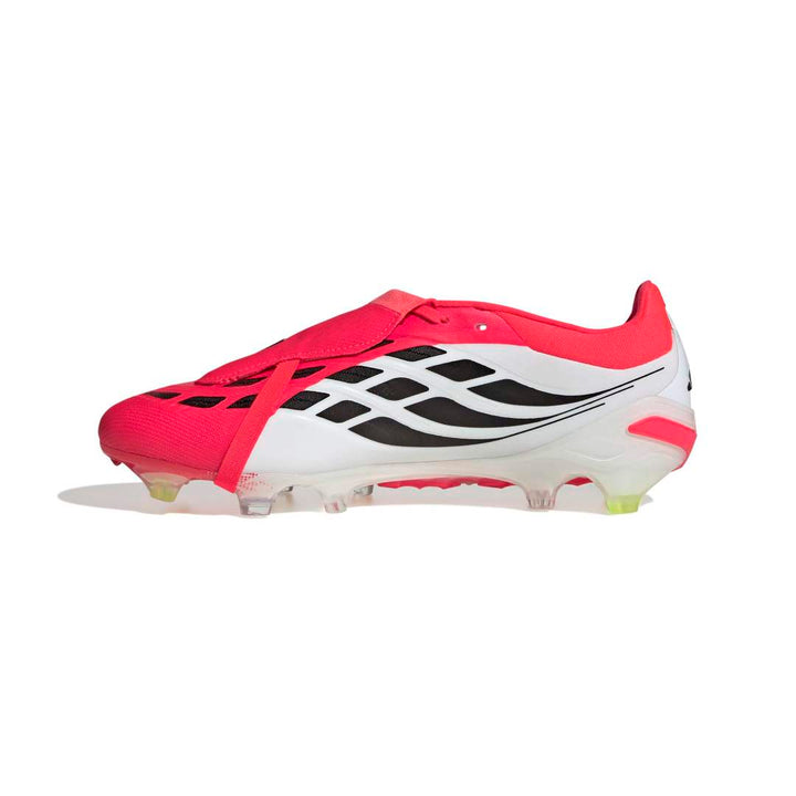 Predator Pro Fold-Over Tongue Firm Ground Football Boots - Red / Black / White