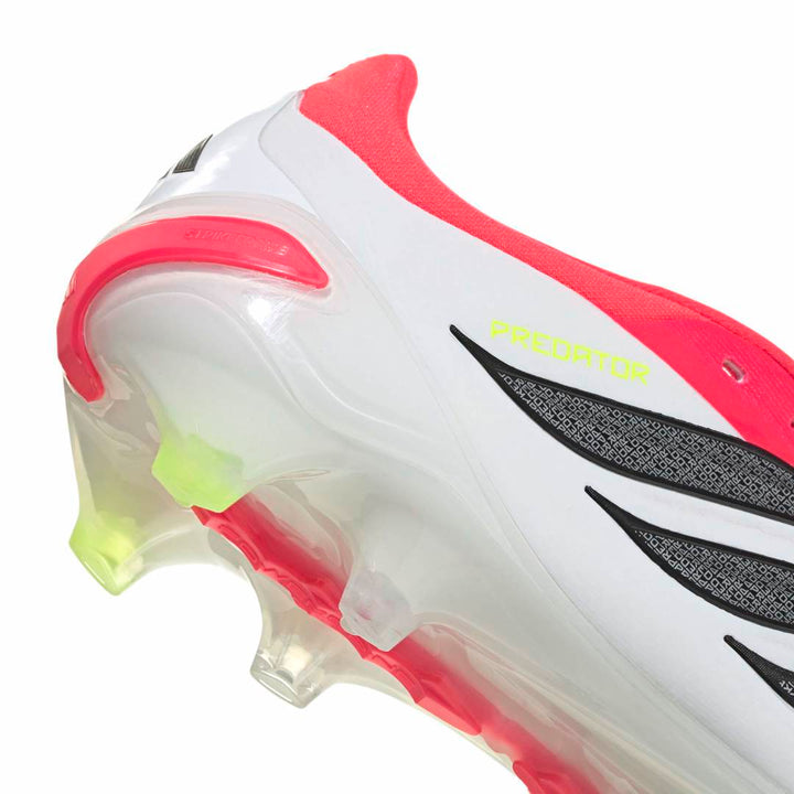 Predator Pro Fold-Over Tongue Firm Ground Football Boots - Red / Black / White