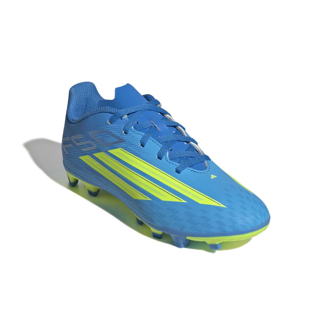 Adidas F50 Club FG/MG Boots Kids – Blue / Yellow
