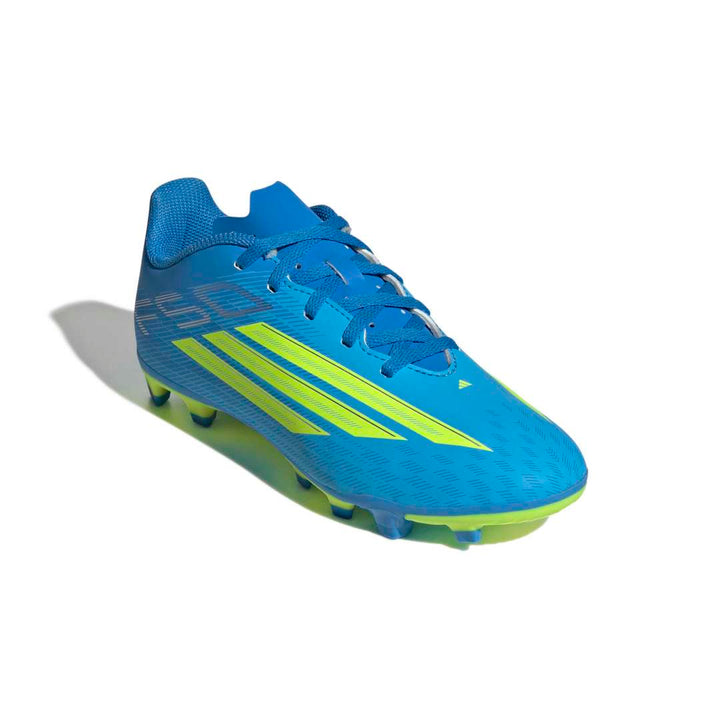 Adidas F50 Club FG/MG Boots Kids – Blue / Yellow