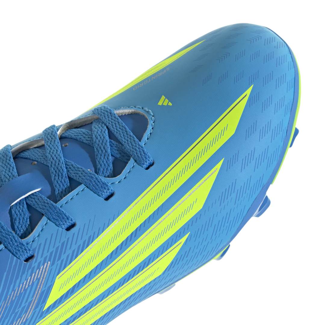 Adidas F50 Club FG/MG Boots Kids – Blue / Yellow