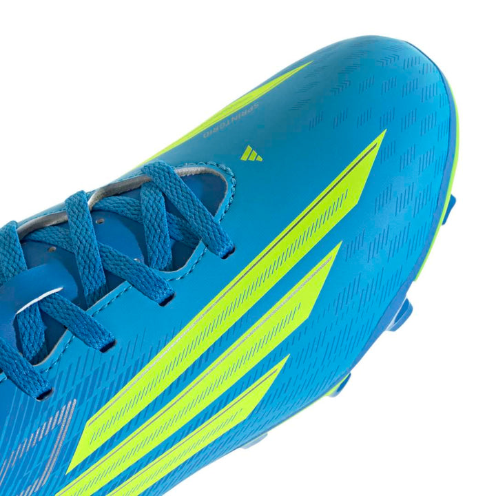 Adidas F50 Club FG/MG Boots Kids – Blue / Yellow