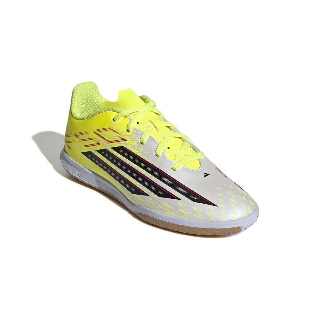 Adidas F50 Club Indoor Shoes Kids - Yellow / Black / Red
