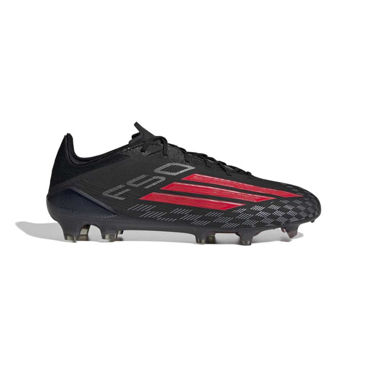 F50 Elite FG Football Boots - Black / Red / Black