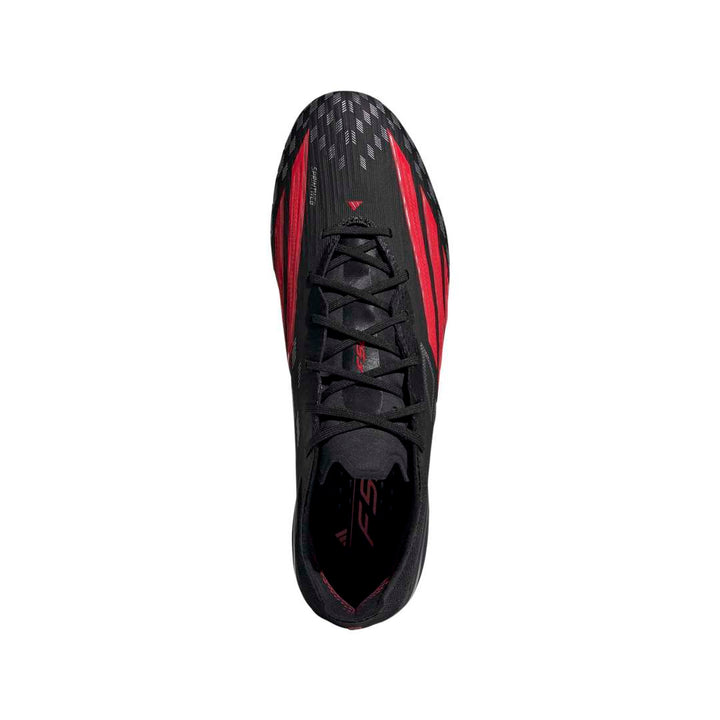 F50 Elite FG Football Boots - Black / Red / Black