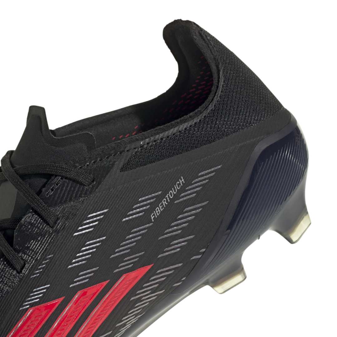 F50 Elite FG Football Boots - Black / Red / Black