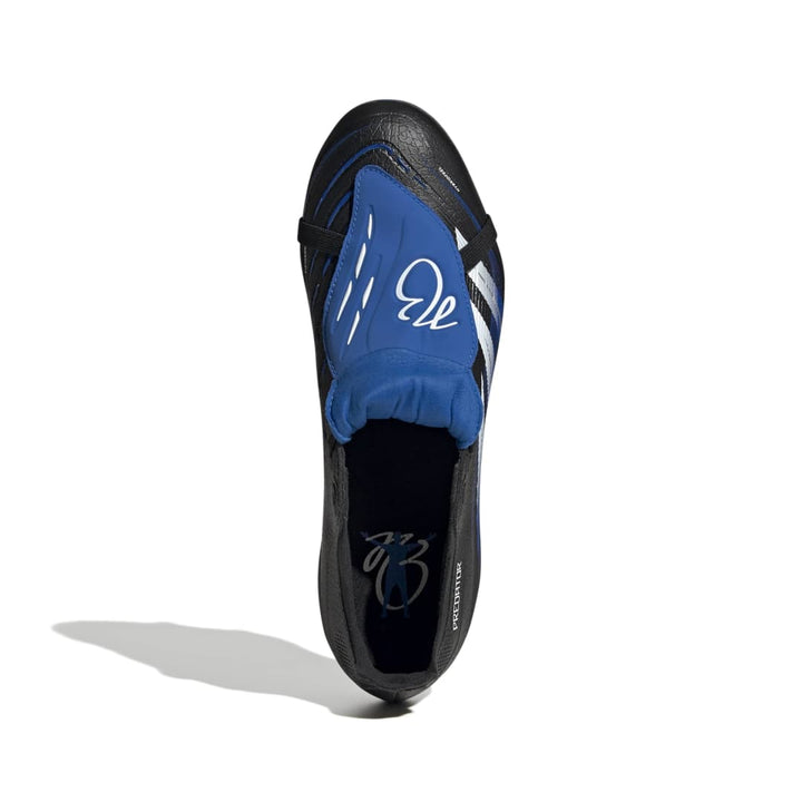Predator League Jude Bellingham Fold-Over Tongue FG/MG Boots - Core Black/ White/ Blue