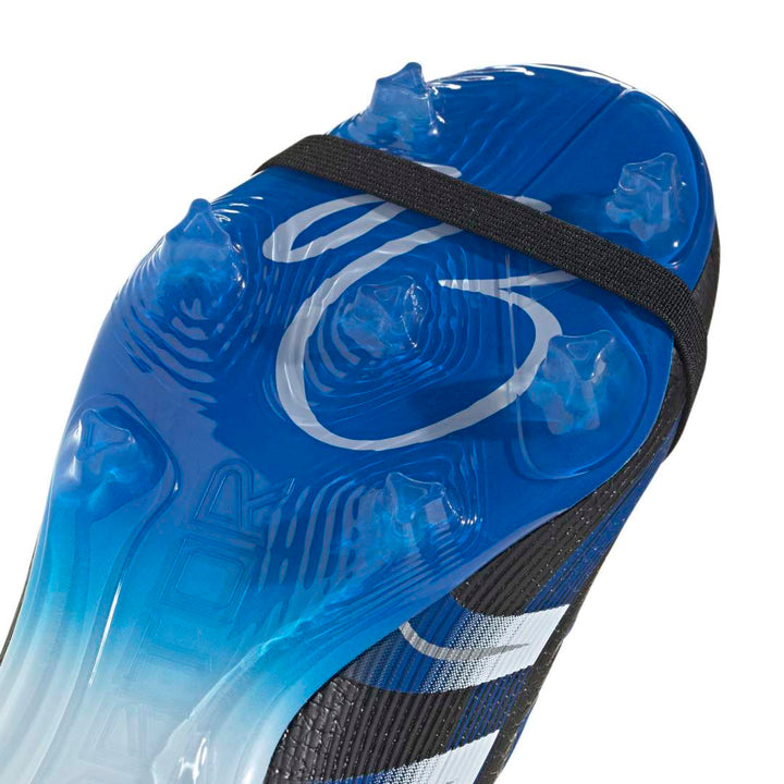 Predator League Jude Bellingham Fold-Over Tongue FG/MG Boots - Core Black / White / Blue