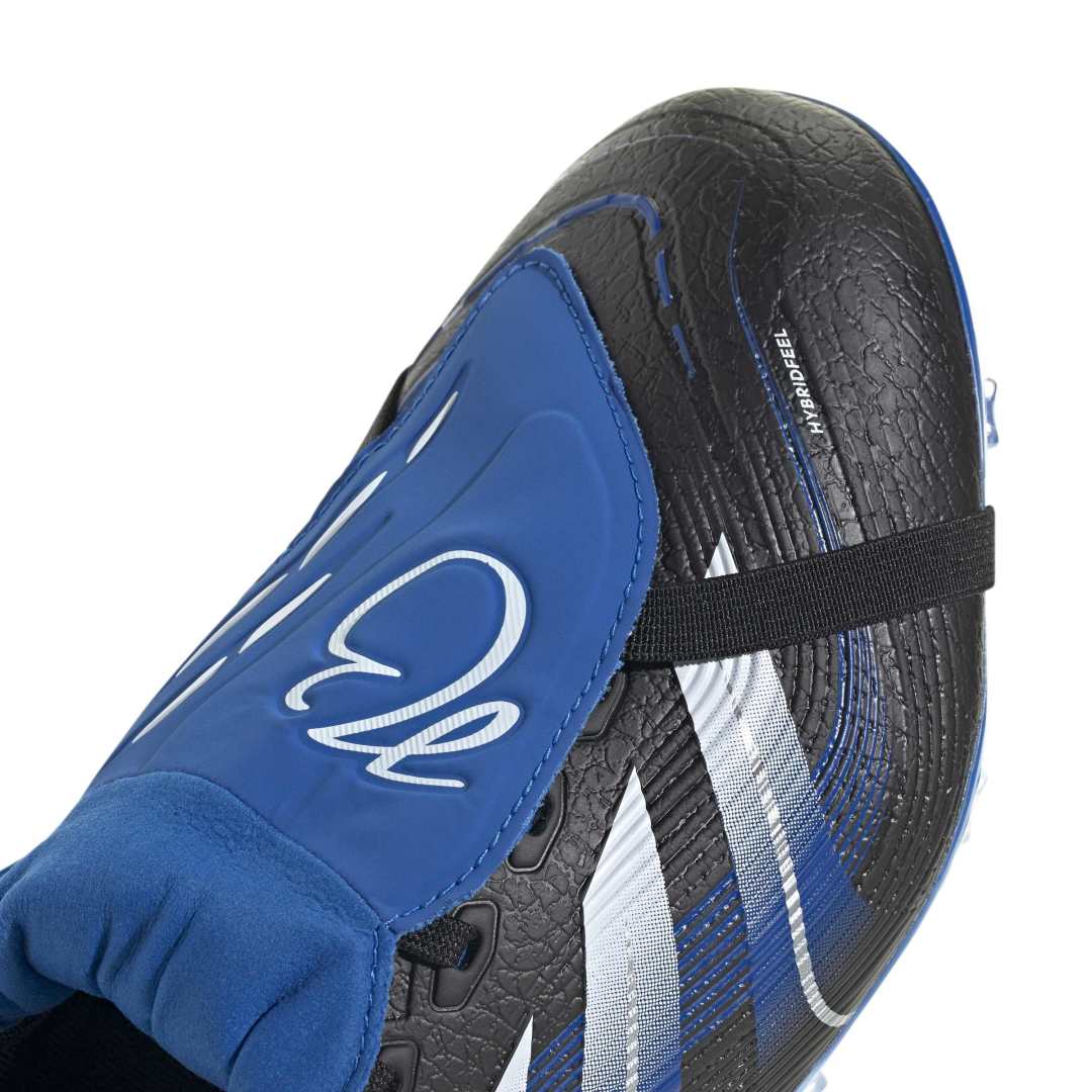 Predator League Jude Bellingham Fold-Over Tongue FG/MG Boots - Core Black / White / Blue