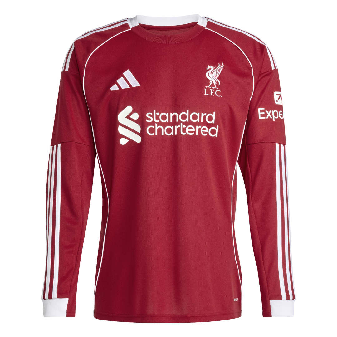 Liverpool FC 25/26 Long Sleeve Home Jersey