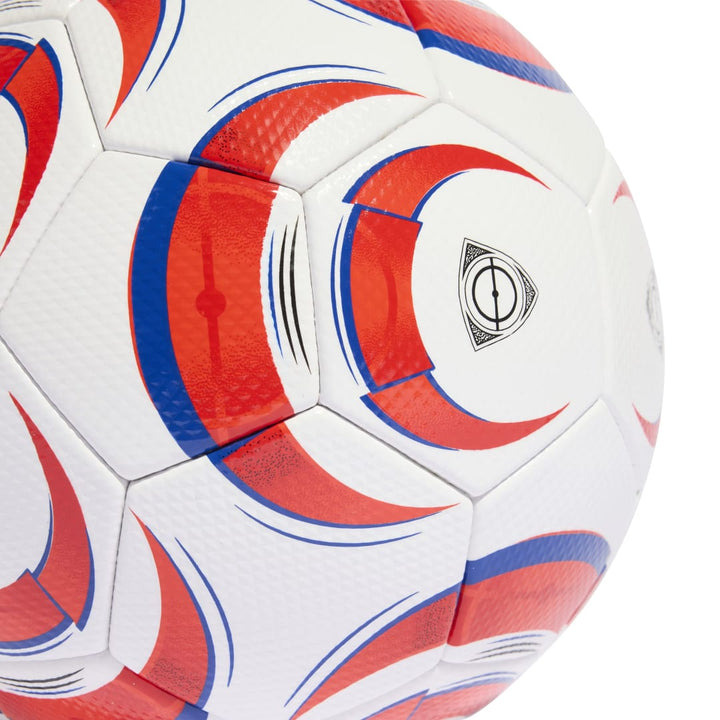 Tiro Competition Ball - White/Black/Lucid Red