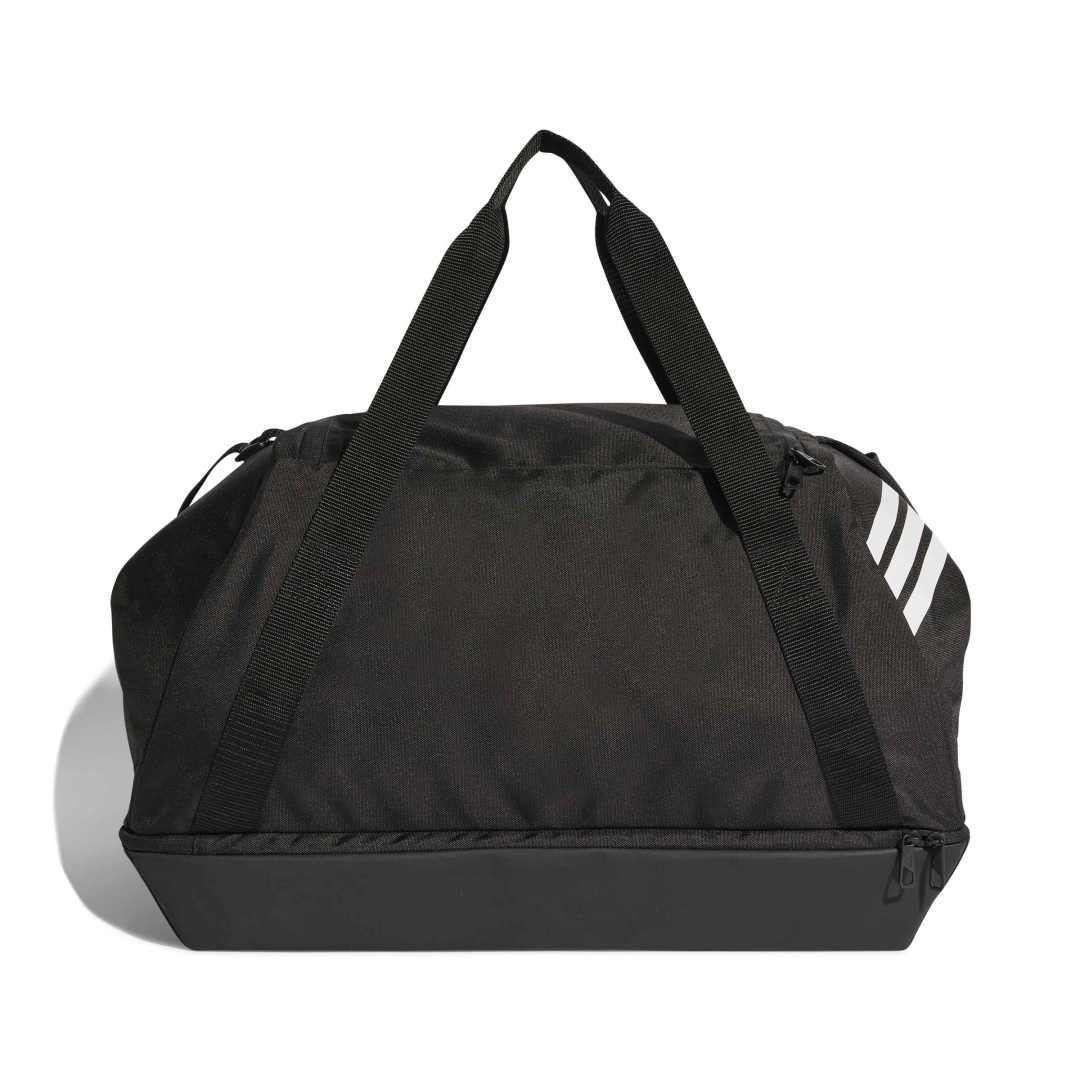 Tiro Duffle Bag Medium with Bottom Compartment - Black/White