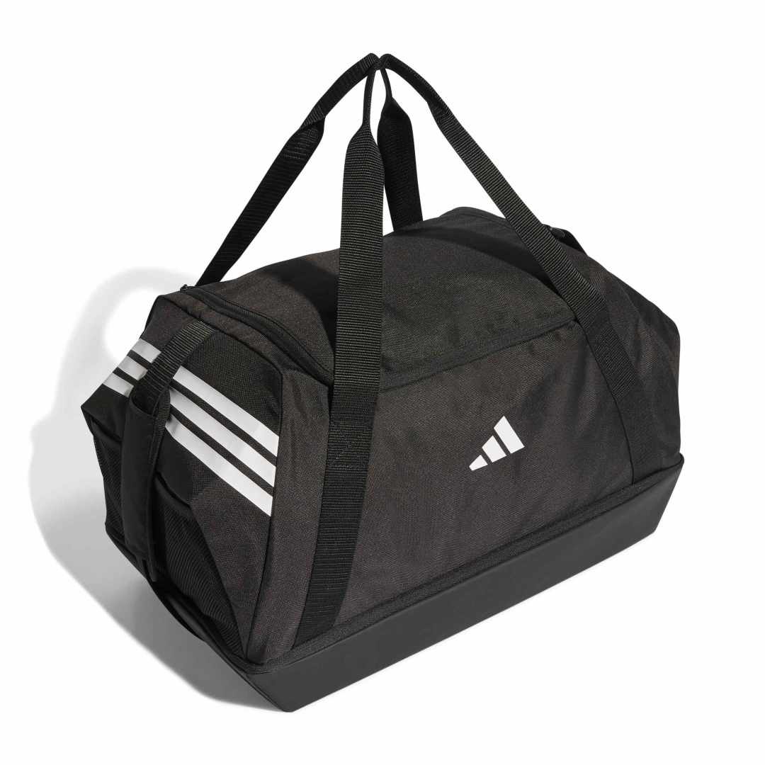 Tiro Duffle Bag Medium with Bottom Compartment - Black/White