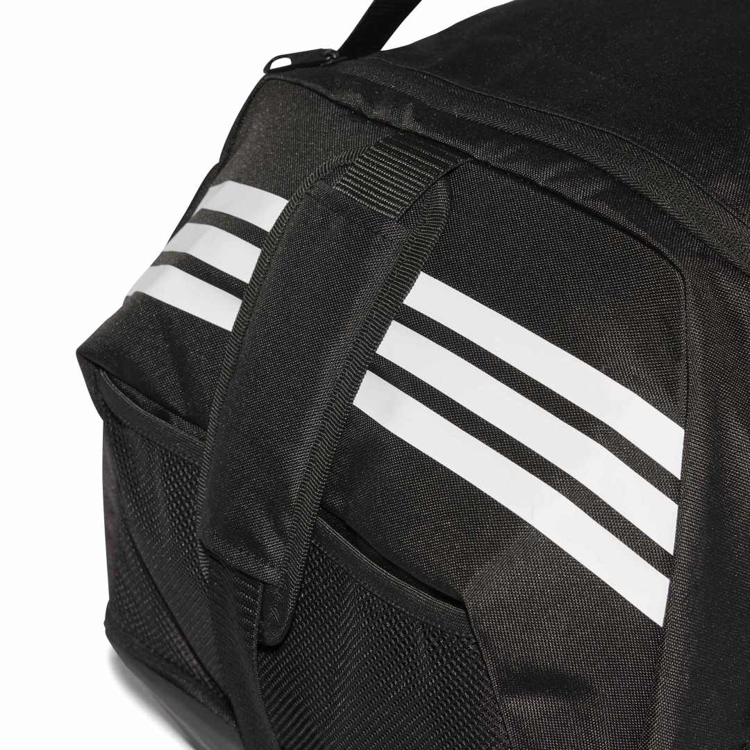 Tiro Duffle Bag Medium with Bottom Compartment - Black/White