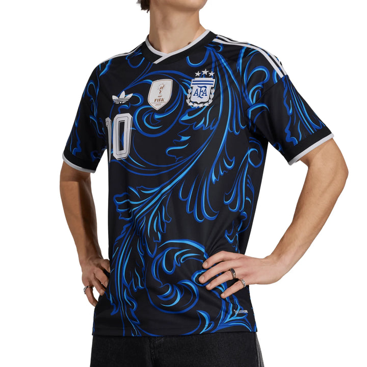 Argentina 26 Messi 10 Away Jersey