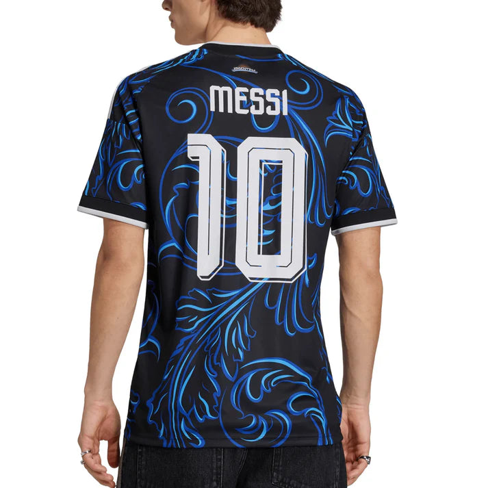Argentina 26  Messi 10 Away Kids Jersey