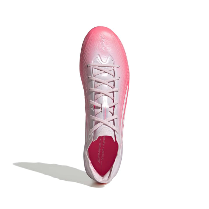 Adidas F50 Sparkfusion Elite Low Cut Women’s FG/AG Boots - Solar Turbo / White / Pink
