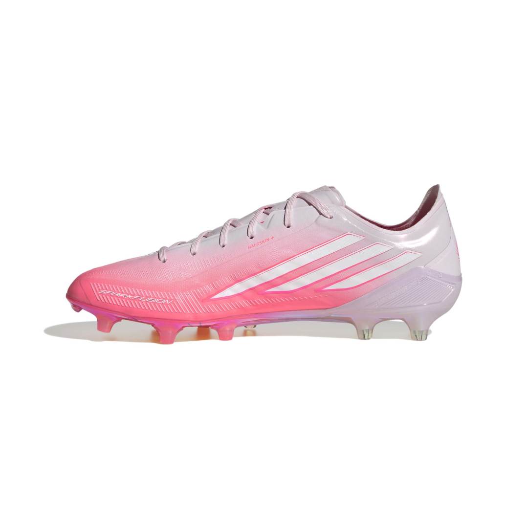 Adidas F50 Sparkfusion Elite Low Cut Women’s FG/AG Boots - Solar Turbo / White / Pink