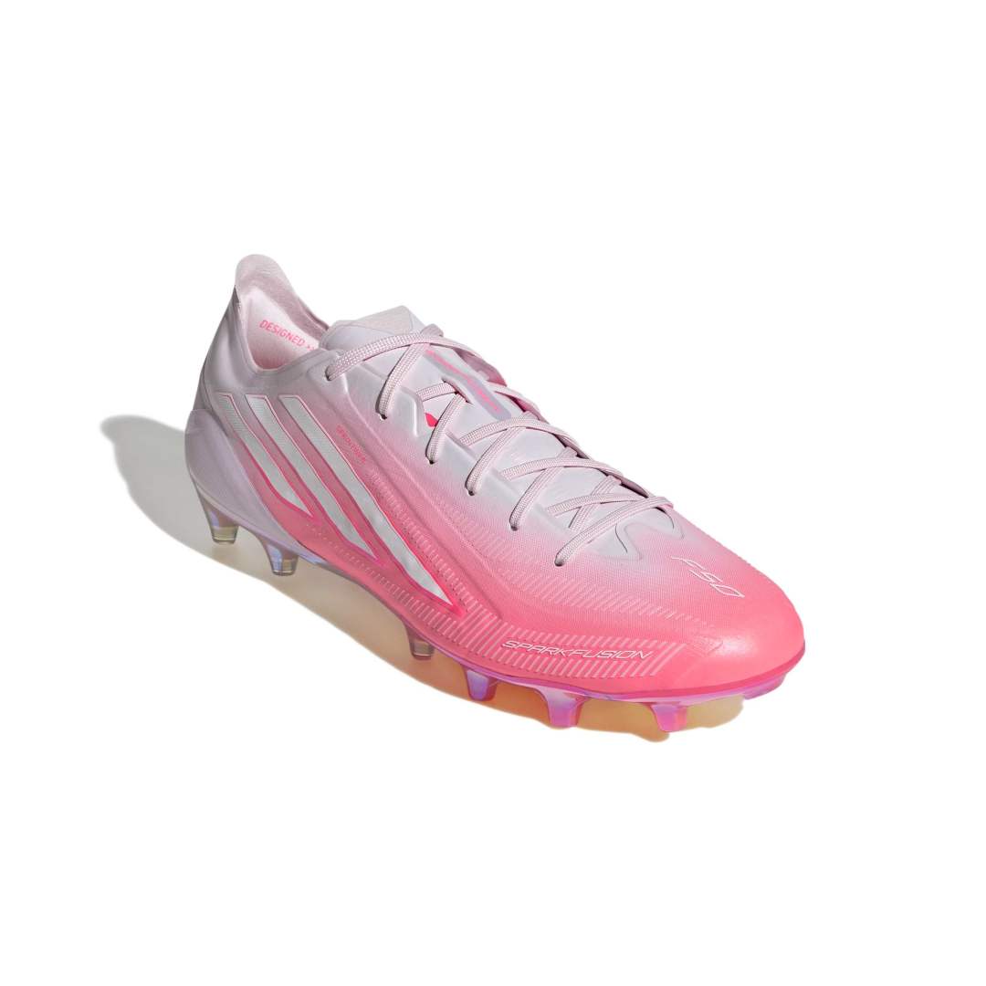 Adidas F50 Sparkfusion Elite Low Cut Women’s FG/AG Boots - Solar Turbo / White / Pink