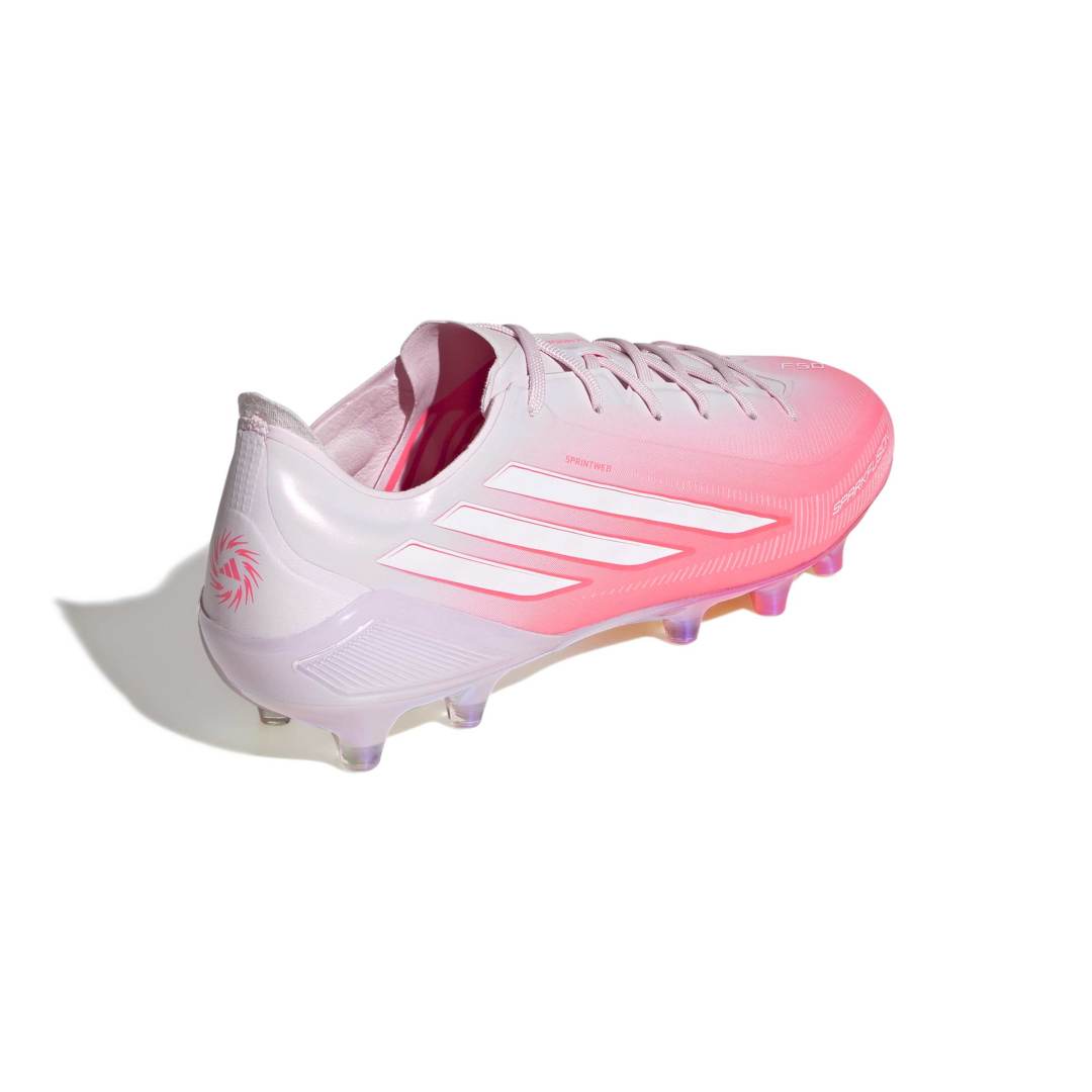 Adidas F50 Sparkfusion Elite Low Cut Women’s FG/AG Boots - Solar Turbo / White / Pink