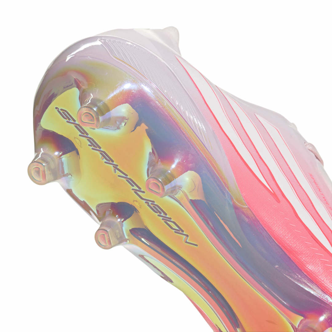 Adidas F50 Sparkfusion Elite Low Cut Women’s FG/AG Boots - Solar Turbo / White / Pink