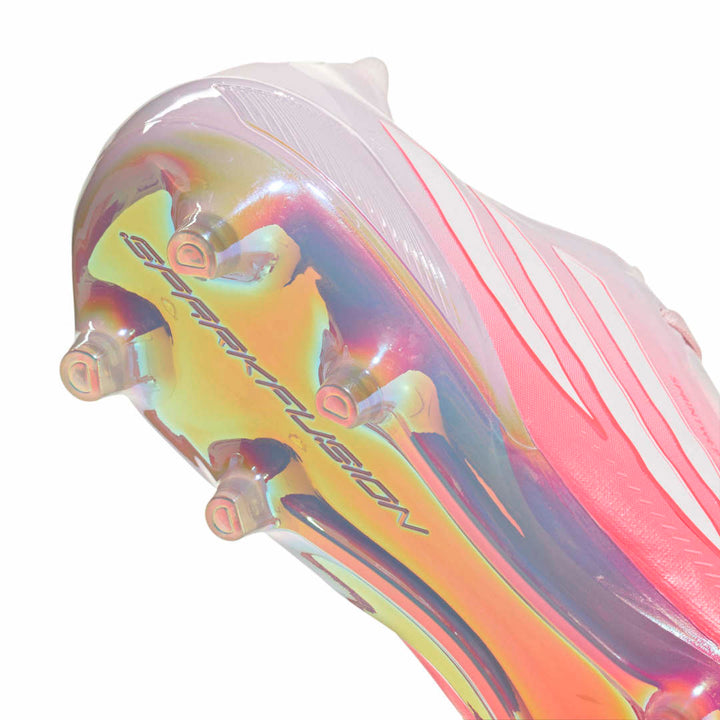 Adidas F50 Sparkfusion Elite Low Cut Women’s FG/AG Boots - Solar Turbo / White / Pink