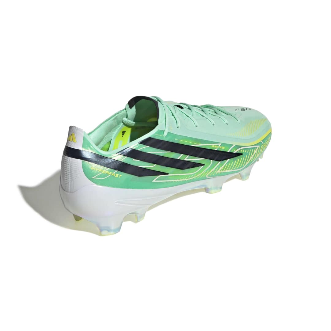 Adidas F50 Hyperfast Elite FG Boots - Mint / Black / Lemon