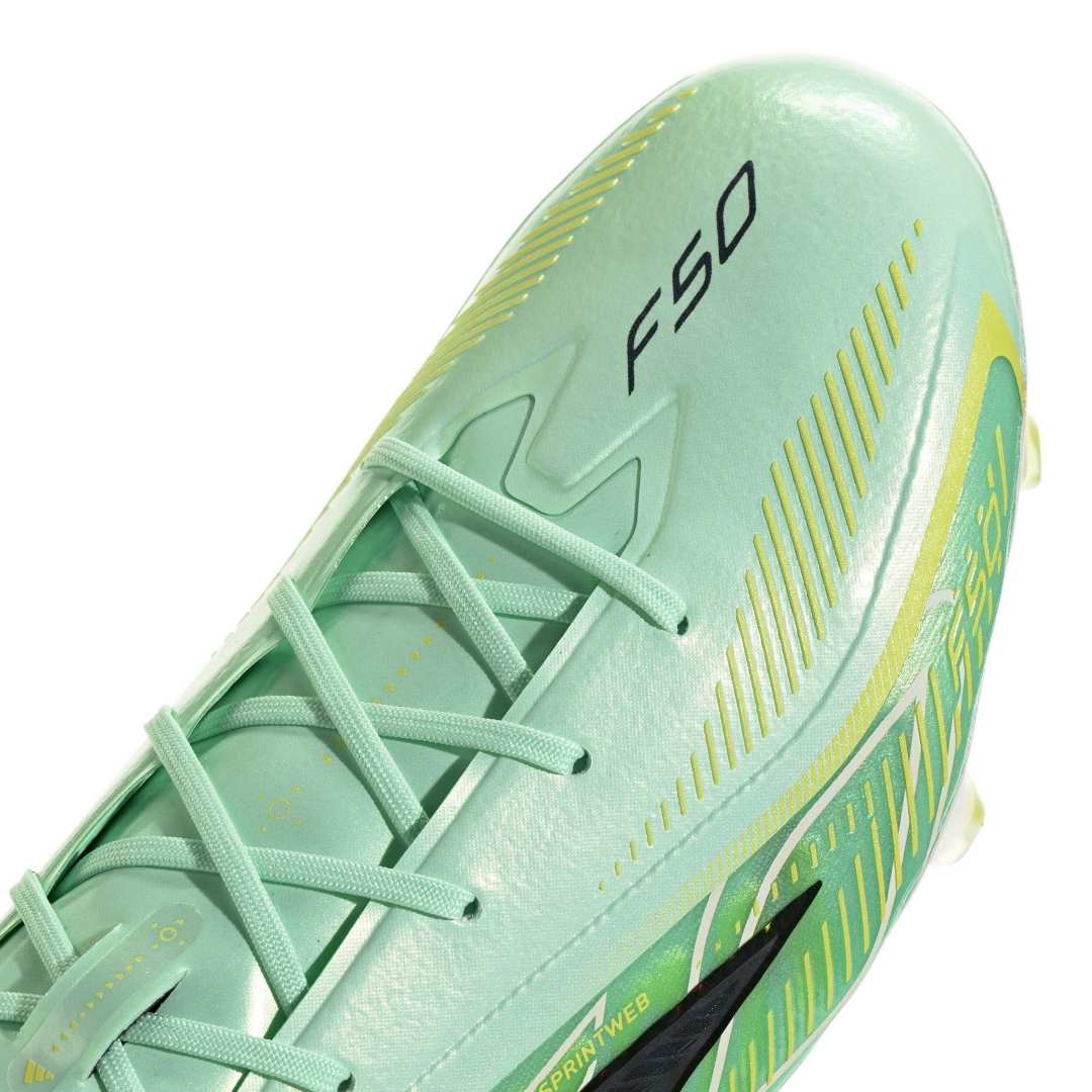 Adidas F50 Hyperfast Elite FG Boots - Mint / Black / Lemon