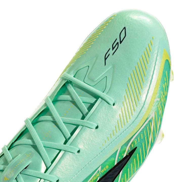 Adidas F50 Hyperfast Elite FG Boots - Mint / Black / Lemon